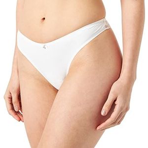 women'secret Tanga ondergoed voor dames, geel/wit, M