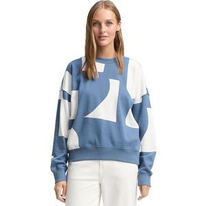 Tom Tailor - Sweatshirt - Mid blue - Met Print All-over