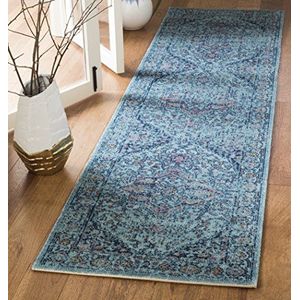 Safavieh Ambrosine geweven tapijt, ATN330K ATN330 66 X 243 cm lichtblauw