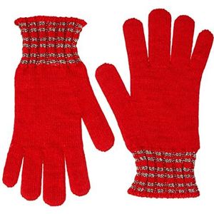 United Colors of Benetton Gebreide handschoenen voor meisjes, Rood 61a, KL