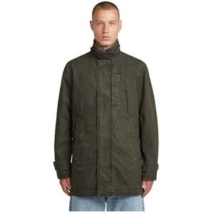G-Star - Garber 3 in 1 - Trenchcoat - Groen - Casual - Katoen