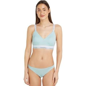 Calvin Klein Bralette voor dames, Blauw (Island Reef), XS