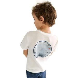 ECOALF TIERRALF T-shirt voor jongens voor kinderen, wit, handwerk voor kinderen, Wit