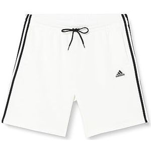 adidas Heren Essentials Fleece 3-Stripes Shorts, 4XL Wit