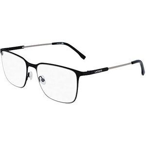 Lacoste L2287 bril, mat zwart, 55/18/145 voor heren, Zwart