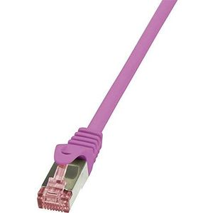 LogiLink CQ2059S PrimeLine CAT6 S/FTP patchkabel PIMF LSZH 2m roze