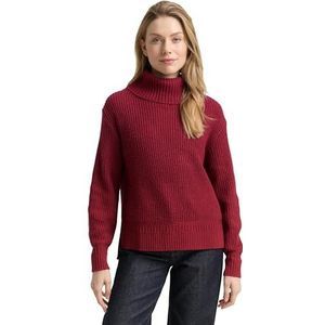 TOM TAILOR - Trui - Rood Gemêleerd - Col