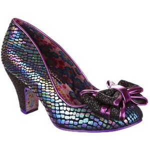 Irregular Choice Ban Joe, iriserend paars, brede pasvorm UK 8,5 (EU43), Paars, 8.5 UK Wide