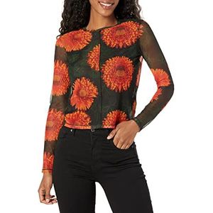 Desigual TS_gaila dames t-shirt, Oranje, S