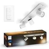 Philips Hue Runner 3-Spot opbouwspot White Ambiance Wit + dimmer