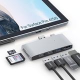 Surface Pro 6/5/4 Docking Station USB Hub USB 3.0 4K HDMI Hub Adapter, SD & TF/Micro SD Geheugenkaartlezer, 4K @30Hz HDMI-poort Converter Accessoires voor Microsoft Surface Pro 6/5/4