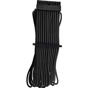 Corsair Premium kabel, 24 pin, ATX, type 4 (generatie 4-serie), met ommanteling, zwart