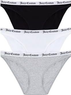Juicy Couture Slip 'DIDDY'  grijs gemêleerd / zwart / wit
