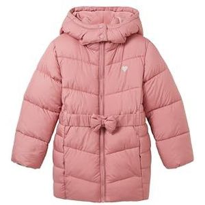 TOM TAILOR Meisjes 1038503 kinderjas, 33819-grijs-roze, 104/110, 33819 - Grijs Roze, 104/110 cm