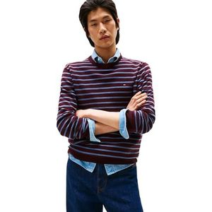 Tommy Hilfiger - ESSENTIAL COTTON CREW NECK - Trui - Deep burgundy