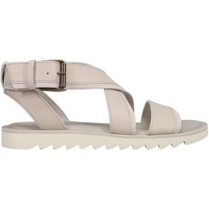 TOMS Sidney Tread platte sandaal voor dames, Putty, 38.5 EU