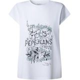 Pepe Jeans - Shirt - Groen/Wit - T-shirt