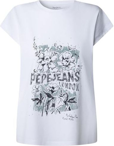 Pepe Jeans - Shirt - Groen/Wit - T-shirt