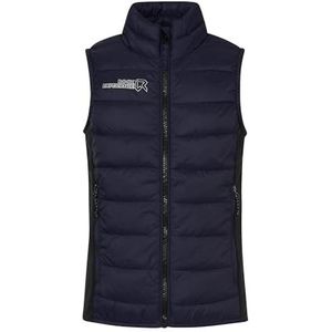 Rock Experience REJV00101-C261 Fortune Hybrid Junior Vest, unisex - kinderjack 1330 blauw nachtjapon + 0208 CAVIAR 12/152