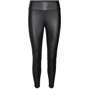 VERO MODA VMSUELLA Jade HW Coated Legging NOOS voor dames, zwart, M