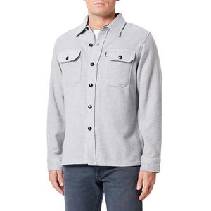 Schott NYC Herenshirt, grijs, XXL