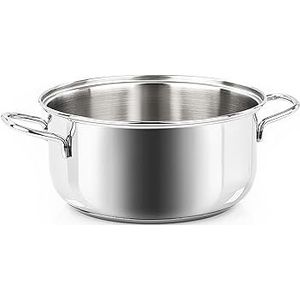 Barazzoni, Braadpan Ø 12 cm, lijn Bonita, inhoud 0,50 l, roestvrij staal 18/10, geschikt voor inductie, gemaakt in Italië