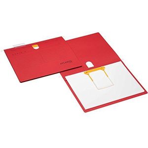 Jalema 2655834200 Serie-E Hangmappen Clip, doos met 25 stuks, rood