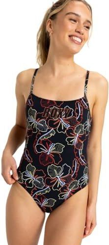 Athletic Hibiscus - Badpak - Anthracite - 75% Nylon, 25% Elasthan