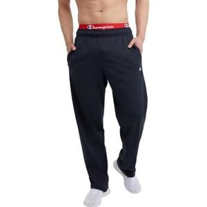 Champion Heren lichtgewicht lounge met open zoom, jersey broek (Reg. Of Big & Tall), marineblauw, S