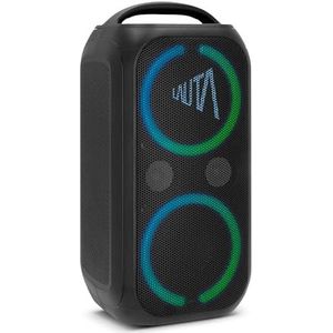 TechniSat LAUTA WUMMSBOX – Draagbare premium Bluetooth luidspreker (160W peak, party muziekbox met 103dB sound, Bass Boost, True Wireless Stereo, 12u accuduur, LED, IPX4, 80W RMS vermogen)