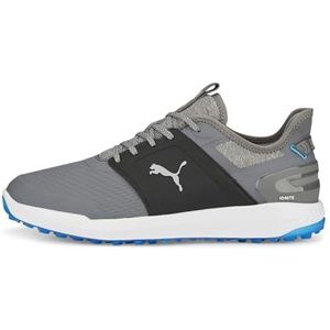 PUMA Ignite Elevate golfschoen voor heren, Quiet Shade PUMA Zilver, 42 EU