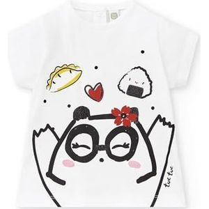 Tuc Tuc T-shirt voor kinderen, Wit, 6 maanden