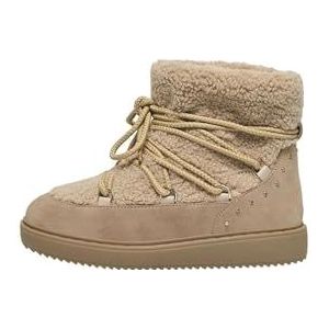 Onlstormazy-1 - Laarzen - Imitatiebont - Enkel Lengte - Vetersluiting