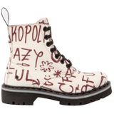 Artvoor vrouwen. 11166P11WZ03_ESP Enkellaarsjes 1166P grijs (36), Stof, Plat, Veters, Casual