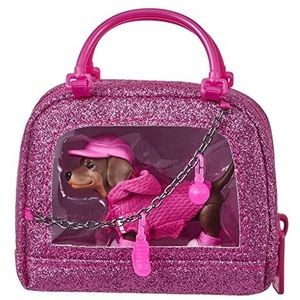 Cefa Toys 00246 - Real Littles Mini Teckel Cutie Carries, klein hondenspeelgoed met accessoires, geschikt voor meisjes vanaf 6 jaar