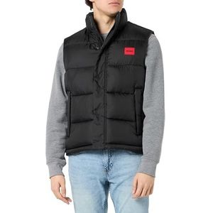 HUGO Outerwear Waistcoat voor heren, zwart 1, XXL