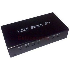 Deluxe HDMI-kabel 1.3 Switch 03h01 afstandsbediening