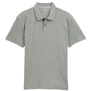 TOM TAILOR Poloshirt voor heren, 38142 - Olijf Groen Wit Grindle, XL