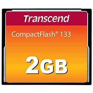 Transcend TS2GCF133 2GB | CompactFlash 133 - MLC NAND Flash chips