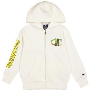 Champion Sweatshirt met capuchon voor kinderen en jongens, Marshmallow (Str), 9-10 jaar