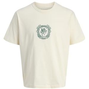 JACK&JONES - JORCAMBRIDGE EMB TEE SS CREW NECK - Heren T-shirt - Wit
