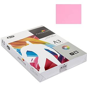 Verpakking met 500 vellen, roze, A3 80 g