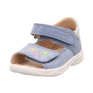 Superfit Jongens Meisjes Polly Sandalen, Blauw/Zilver 8000, 19 EU, Blauw zilver 8000, 19 EU