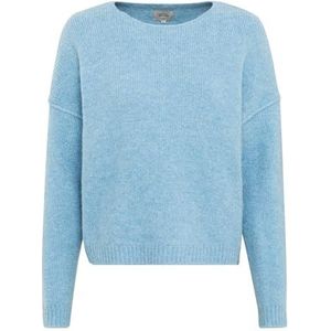 camel active Gebreide damestrui in lichte oversized pasvorm, blauw, M