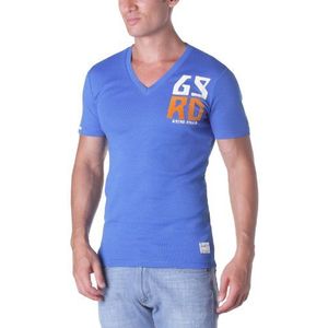 G-Star Eagle T-shirt met korte mouwen, getailleerd, met logo voor heren - blauw - Medium