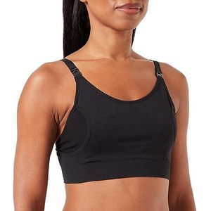 Mae Seamless Sensil® Pumping Bra, Black - P090, XL/XXL