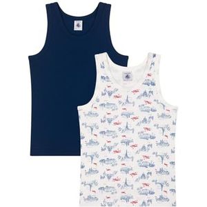 Petit Bateau Tanktops (verpakking van 2 stuks) voor kinderen en jongeren, Versie 1., 2 anni