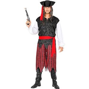 Widmann - Kostuum piraat, kapitein, bandiet, Halloween, carnavalskostuums