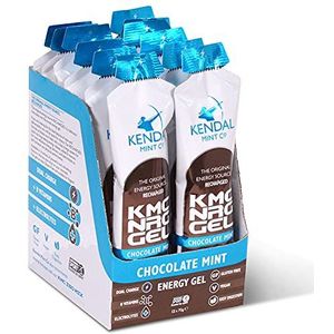 KMC NRG GEL: Chocolade Mint Energie Gel (12 x 70g) van Kendal Mint Co.