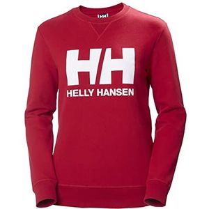 Helly Hansen Dames Hh Logo Crew Sweatshirt Hoodie, 162 ROOD, XS